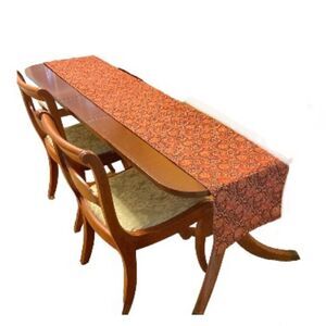 CRATE and BARREL RAJASTHALI Linen Table Runner with Dust Bag 14 x 90 inches